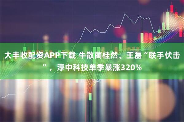 大丰收配资APP下载 牛散蔺桂然、王磊“联手伏击”，淳中科技单季暴涨320%